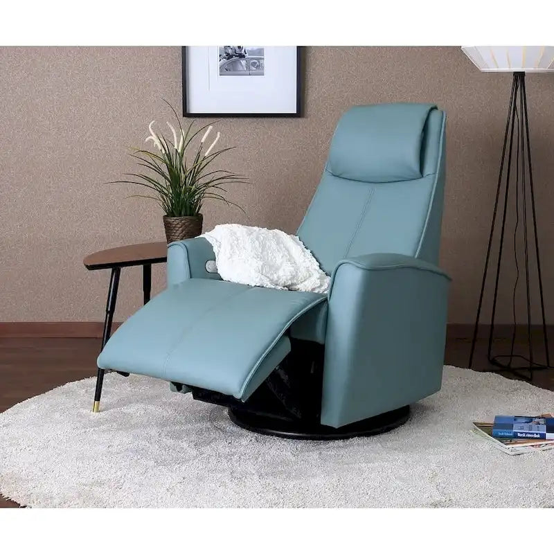 Fauteuil inclinable pivotant en cuir Fjords Urban