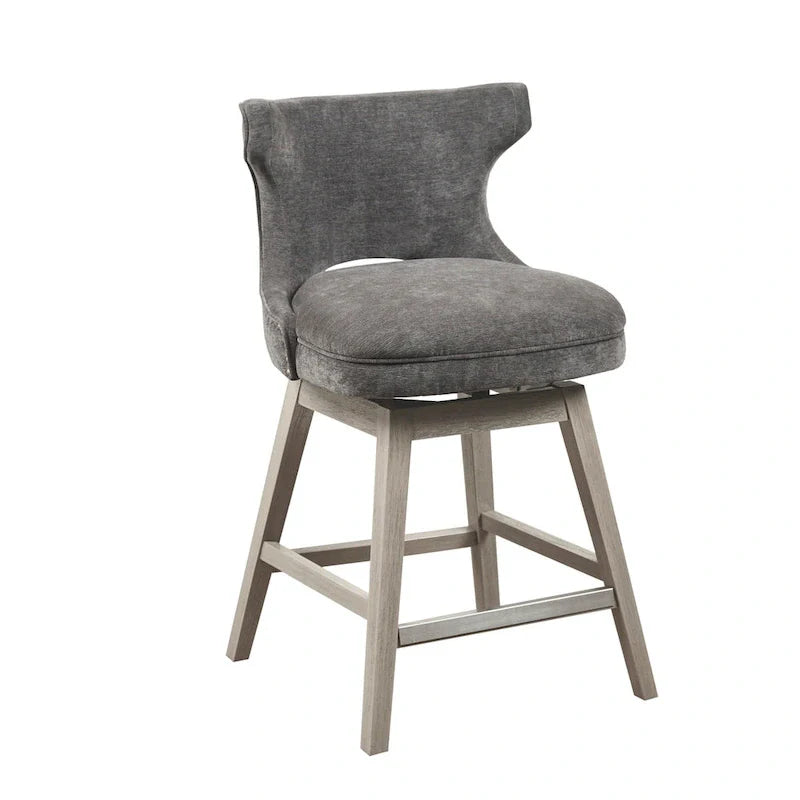 Tabouret de comptoir pivotant à 360 degrés Janet de Madison Park