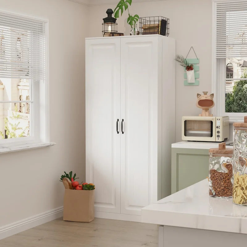 Organisateur de cuisine polyvalent : Meuble compact de 80 cm avec rangement intelligent