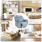 Fauteuil inclinable moelleux avec fonctions massage et chaleur