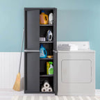 Sterilite Lot de 2 Organiseurs de Rangement à 4 Étagères Réglables pour Garage, Gris - Lot de 2