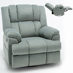 Fauteuil Inclinable Pivotant à Bascule Lazy Boy, Grand Fauteuil Inclinable Manuel Rembourré avec Accoudoirs et Dossier Capitonnés