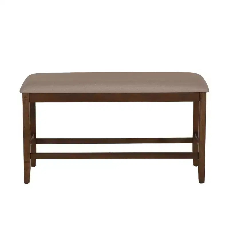 Tabouret de comptoir sans dossier Powell Barnes Marron