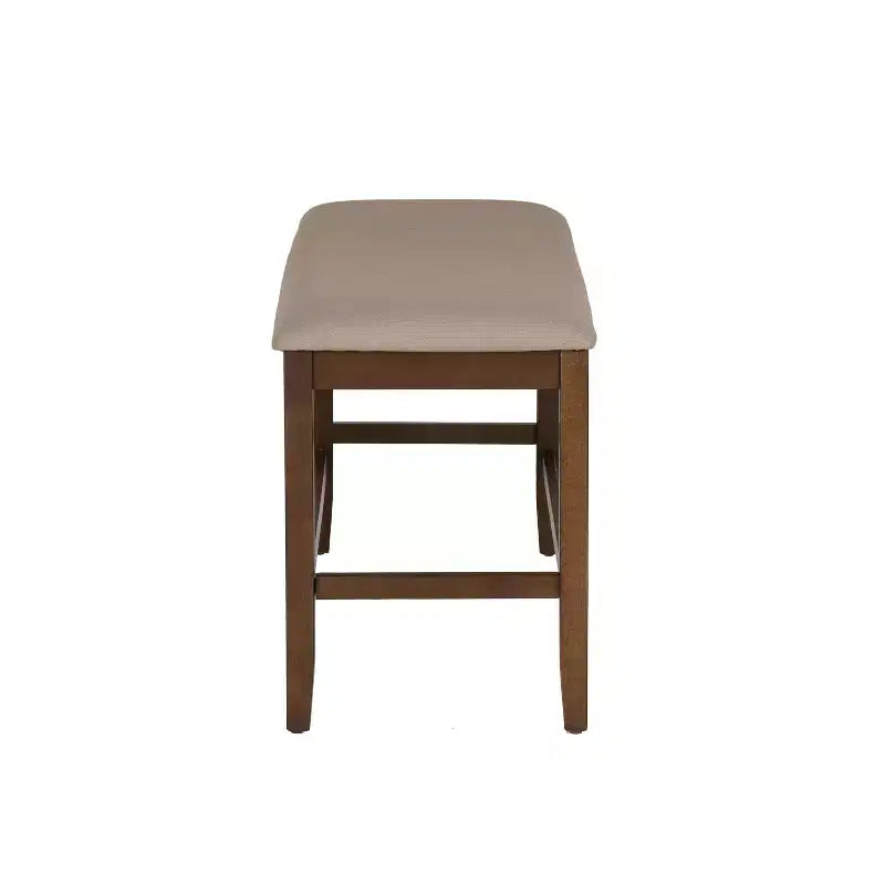 Tabouret de comptoir sans dossier Powell Barnes Marron