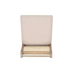Tabouret de bar Linon Emmy en canne de rotin, hauteur comptoir, naturel