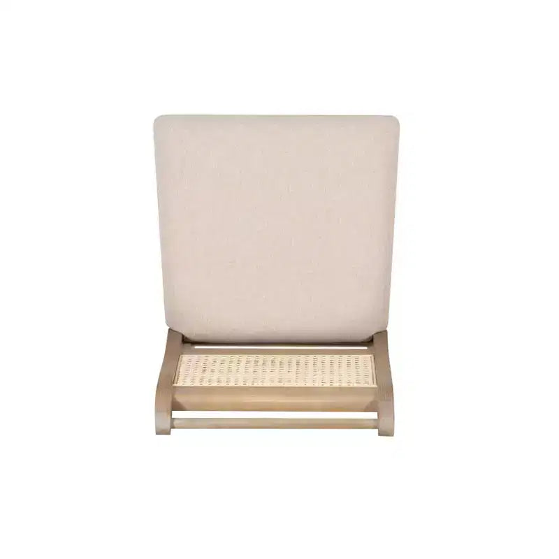 Tabouret de bar Linon Emmy en canne de rotin, hauteur comptoir, naturel