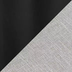 LumiSource Lot de 2 tabourets de bar Marcel cloutés en métal noir/tissu crème/métal laiton