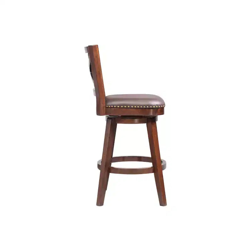 Tabouret de bar pivotant Boraam Broadmoor, finition Cappuccino