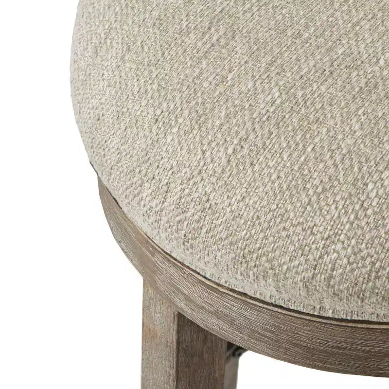 Tabouret de bar Oaktown Swivel à hauteur de comptoir, gris