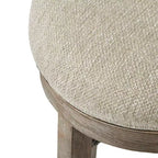 Tabouret de bar Oaktown Swivel à hauteur de comptoir, gris