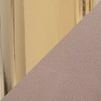 LumiSource Lot de 2 tabourets de bar réglables Ava Velours doré/taupe
