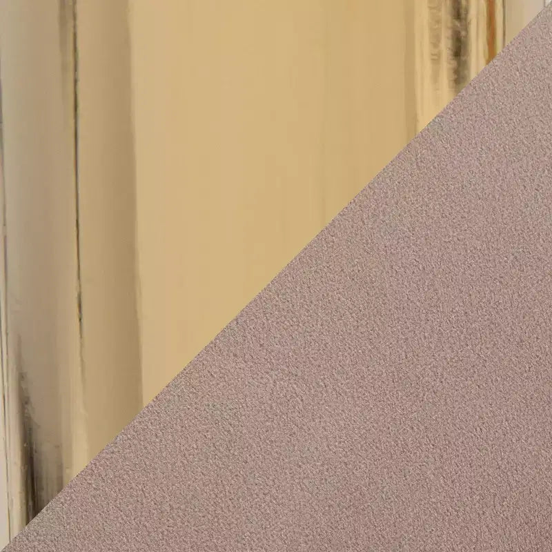 LumiSource Lot de 2 tabourets de bar réglables Ava Velours doré/taupe