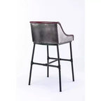 Tabouret de bar réglable en similicuir Parlor : Boraam, rembourré de mousse, structure métallique, hauteur 45,7 à 76,2 cm