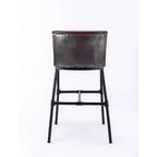 Tabouret de bar réglable en similicuir Parlor : Boraam, rembourré de mousse, structure métallique, hauteur 45,7 à 76,2 cm