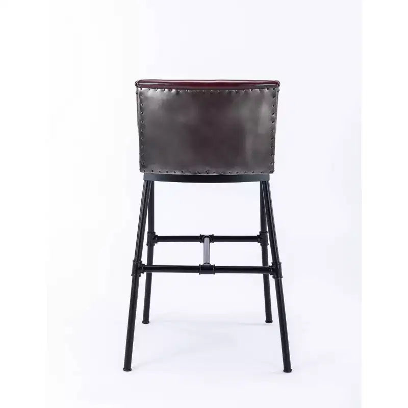 Tabouret de bar réglable en similicuir Parlor : Boraam, rembourré de mousse, structure métallique, hauteur 45,7 à 76,2 cm