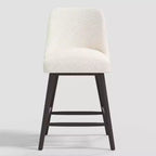 Tabouret de bar Geller de 27 po avec repose-pieds en peau de mouton naturelle - Threshold™