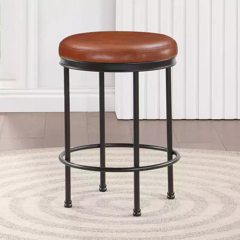 Tabouret de bar à hauteur de comptoir Comfort Pointe Montecarlo, caramel