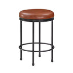 Tabouret de bar à hauteur de comptoir Comfort Pointe Montecarlo, caramel