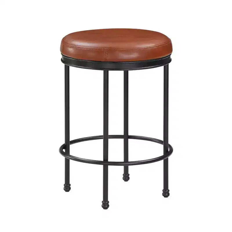 Tabouret de bar à hauteur de comptoir Comfort Pointe Montecarlo, caramel
