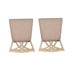 Powell Ensemble de 2 tabourets de bar hauteur comptoir Maggie Naturel