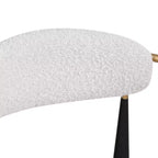 Tabourets de bar modernes en fer rembourrés Liam de 63,5 cm (lot de 2) Christopher Knight Home Beige/Noir