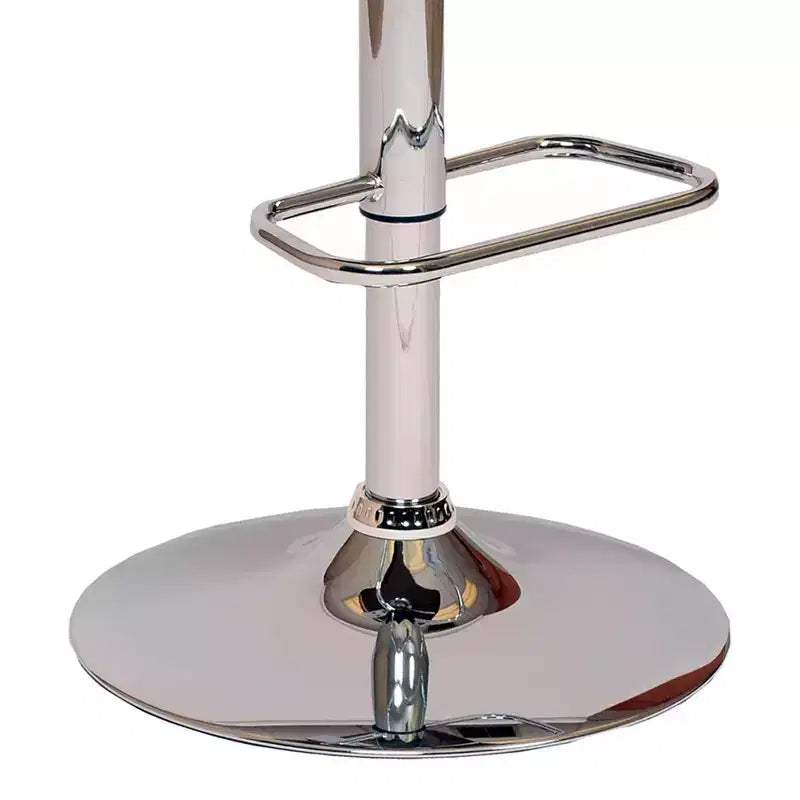 Tabouret de bar pivotant London Crème/Noyer - Armen Living