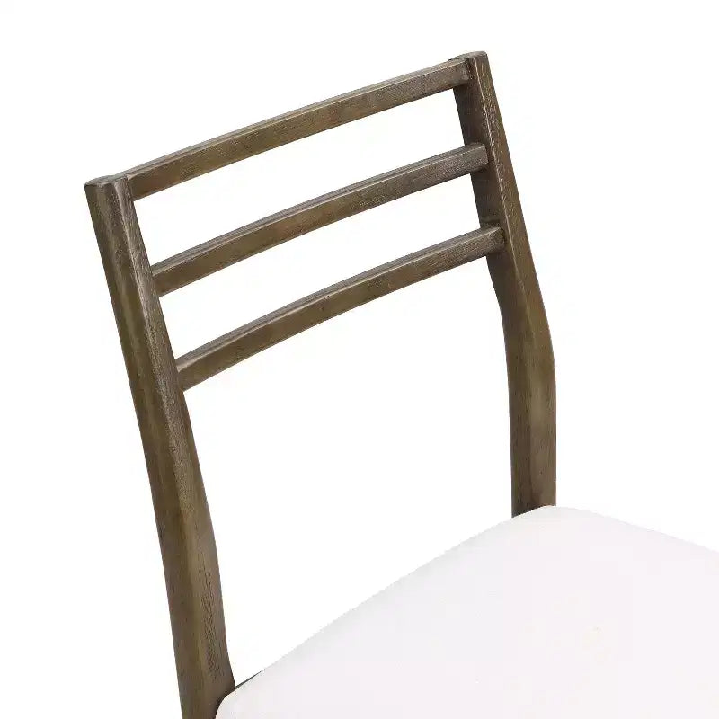 Christopher Knight Home Lot de 2 chaises de salle à manger Henry Farmhouse en hévéa tapissé, marron