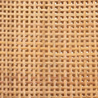 bali & pari Lesia Chaises de salle à manger en rotin et bois d'acajou Naturel/Noyer