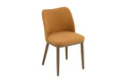 Christopher Knight Home Lot de 2 chaises de salle à manger rembourrées en tissu Isaac Gingembre