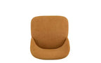 Christopher Knight Home Lot de 2 chaises de salle à manger rembourrées en tissu Isaac Gingembre
