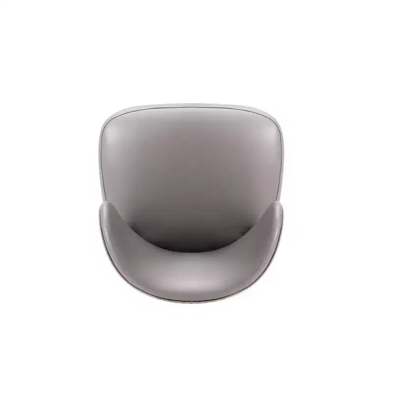 Lot de 2 chaises de salle à manger Strine rembourrées en velours et similicuir Taupe foncé - Manhattan Comfort