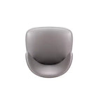 Lot de 2 chaises de salle à manger Strine rembourrées en velours et similicuir Taupe foncé - Manhattan Comfort