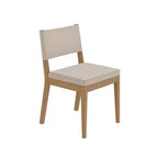 Nathan James Lot de 4 chaises de salle à manger Linus coloris Lin