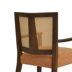 Christopher Knight Home Lot de 2 chaises de salle à manger Nolan en bois d'hévéa et cannage, coloris caramel et noyer