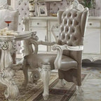 2 chaises Versailles de 28 po blanc cassé - Meubles Acme