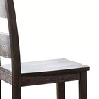 Chaise de salle à manger Haddie Acme Furniture, finition noyer vieilli