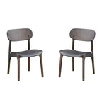 Boraam Lot de 2 Chaises de Salle à Manger Solvang Finition Carbonite