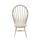 Carolina Living Garner Chaise Windsor Bois flotté naturel : Cadre en bois d'hévéa, Sans accoudoirs, Garantie de 30 jours
