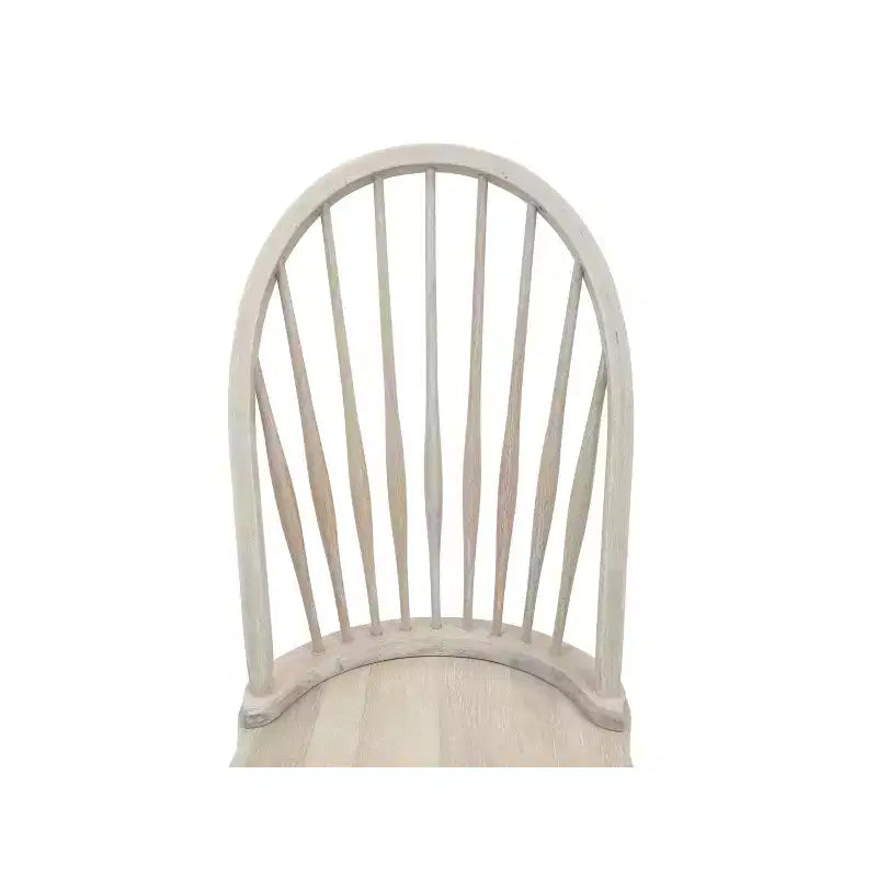 Carolina Living Garner Chaise Windsor Bois flotté naturel : Cadre en bois d'hévéa, Sans accoudoirs, Garantie de 30 jours