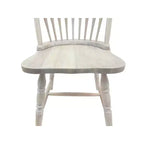 Carolina Living Garner Chaise Windsor Bois flotté naturel : Cadre en bois d'hévéa, Sans accoudoirs, Garantie de 30 jours