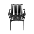 Chaises de salle à manger Jamesdar Weave noires