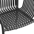 Chaises de salle à manger Jamesdar Weave noires