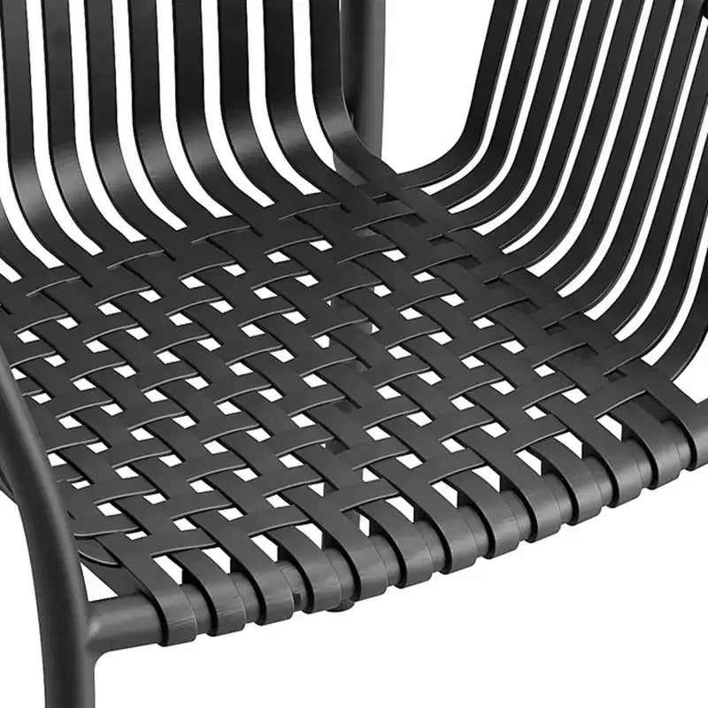 Chaises de salle à manger Jamesdar Weave noires