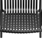 Chaises de salle à manger Jamesdar Weave noires