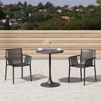 Chaises de salle à manger Jamesdar Weave noires