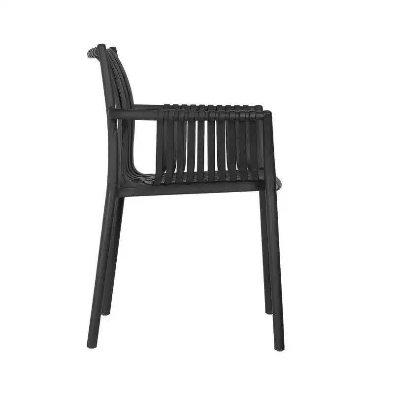 Chaises de salle à manger Jamesdar Weave noires
