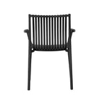 Chaises de salle à manger Jamesdar Weave noires