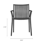 Chaises de salle à manger Jamesdar Weave noires