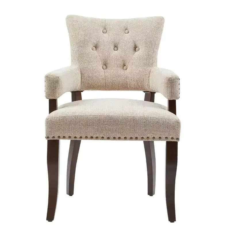 Lot de 2 chaises de salle à manger Brooklyn crème