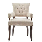 Lot de 2 chaises de salle à manger Brooklyn crème